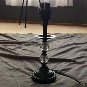 Small table lamp.